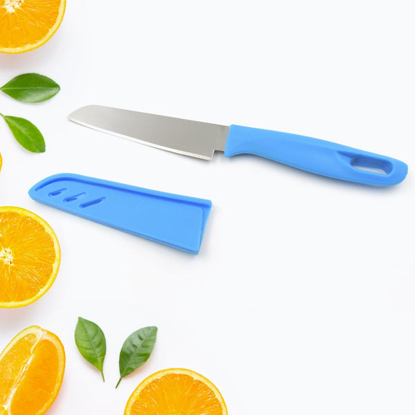 5782 Stainless Steel Knife For Kitchen Use, Knife Set, Knife & Non-Slip Handle With Blade Cover Knife, Fruit, Vegetable,Knife Set (1 Pc)