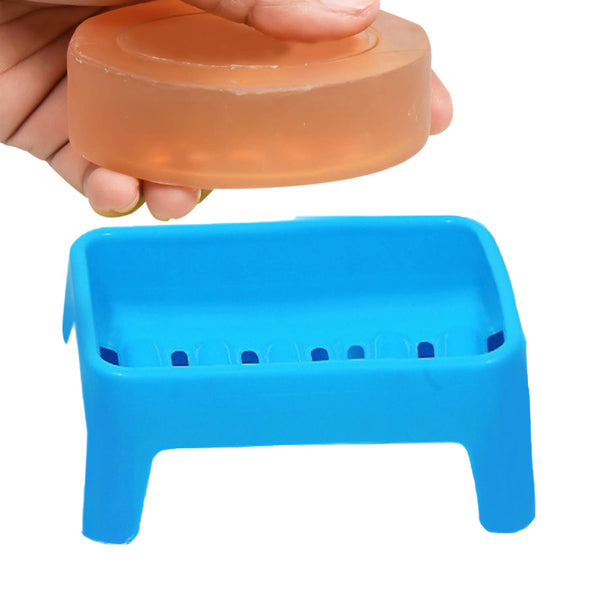 1129 Simple Soap keeping Plastic Case for Bathroom use DeoDap