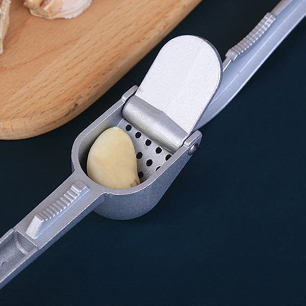 7030A Garlic Press All Aluminum Easy to Use with Light Weight without Difficulty Cooking Baking, Kitchen Tool, Dishwaher Safe