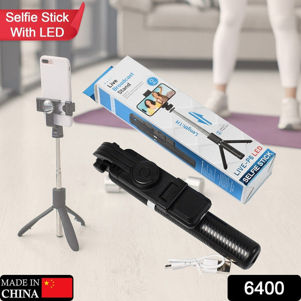 6400 Bluetooth Selfie Stick, Portable Phone Tripod Stand for Mobile. DeoDap