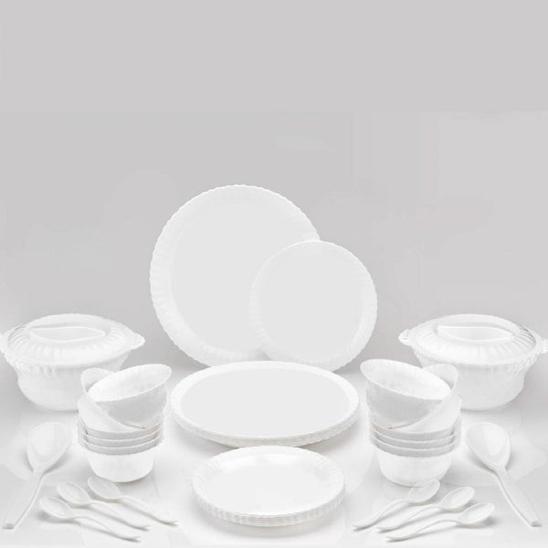 2182 Light Weight Plastic Dinner Set of 36 Pieces DeoDap