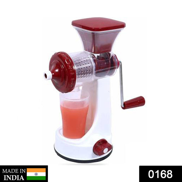 168 Manual Fruit Vegetable Juicer with Juice Cup and Waste Collector DeoDap