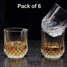 2341 Heavy unbreakable Stylish look fully Transparent Glasses Set 315ml (6pcs) DeoDap