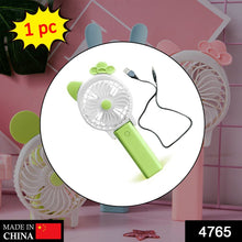 4765 Mini Cartoon Style Fan used in all kinds of places including household and many more for producing fresh air purposes. DeoDap