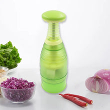 5845 Food Chopper, Easy to Clean Manual Hand Chopper Dicer, Slap Press Chopper Mincer for Vegetables Onions Garlic Nuts Salads