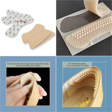 8853 Women High Heel Pads 4D Non-Slip Massage Shoe Pads Shoe Heel Cushions Adhesive Pad (3 Pair)