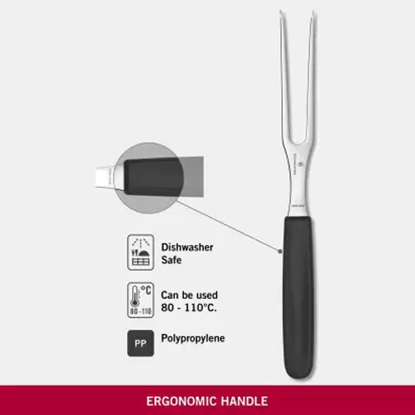 7102 Steel Serving Meat Fork For Kitchen Use ( 1 pcs ) DeoDap