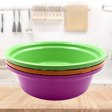 2592 Round Plastic Basin And Plastic Mixing Bowl Set. DeoDap