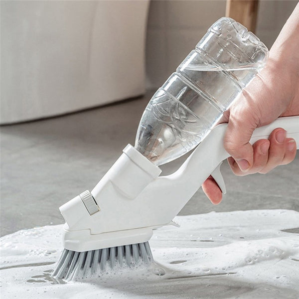 6699 Spray Cleaning Brush, Multifunction Non-Slip Cleaning Brush, Comfortable Handle Durable for Sinks, Gas Stove Clean Tiles Crevices, Window Household Cleaning DeoDap