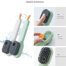 17928 Multifunctional Scrubbing Brush with Liquid / Soap Dispenser, Cleaning Brush with Liquid / Soap Dispenser, Shoe Brush for Cleaning, Cloth Cleaning Brush with Handle Liquid Shoe Brush For Shoe Clothes (1 Pc)