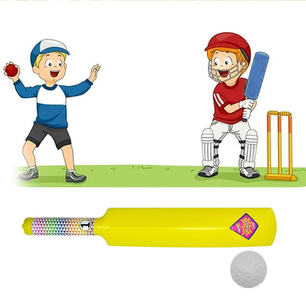 8026 Plastic Cricket Bat Ball Set for Boys and Girls DeoDap