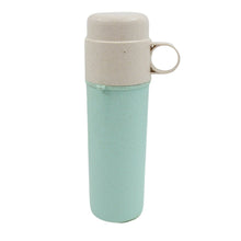 13045 Travel Coffee Cup Portable Water Bottle Wheat Straw Coffee Tea Mug Coffee Mug with Lids for Coffee Tea Portable for School (300 ML Approx)