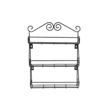 5857 Big Wall Mounted Iron Wall Shelf with 3 Storage Racks for Kitchen, Pantry, Cabinet, Counter top or Free Standing, Rack Holder for Kitchen