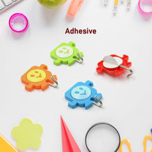 Multipurpose Big Self Adhesive Smiley Cartoon Wall Hooks Multipurpose Strong Wall Sticker Hooks Wall Hook Holder Door Hanger