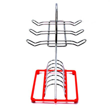 5191 2in1 Cup & Dish Stand Steel 26cm For Kitchen & Home Use DeoDap