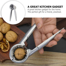 1782 Walnut Cracker, Luxury Die Cast Stainless Alloy Nut Cutter Walnut Clamp Plier Portable Smart Walnut Akhrot Pincers Bottle Opener for Pecans, Almonds, Brazil Nuts