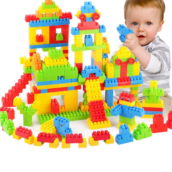 8076 100pc Building Blocks Early Learning Educational Toy for Kids DeoDap