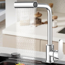 7575 Multifunction Shower Waterfall Kitchen Faucet, 360Â° Rotation Waterfall Kitchen Faucet, Touch Kitchen Faucet, Faucet Extender for Kitchen Sink, Swivel Waterfall Kitchen Faucet for Washing Vegetable Fruit (4 In 1 )