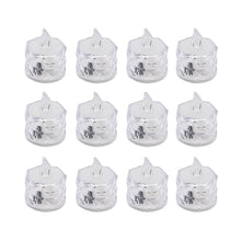 12 Pcs Flameless and Smokeless Decorative Acrylic Candles Transparent Led Tea Light Candle for Gifting, House, Diwali, Christmas, Festival, Events Decor Candles