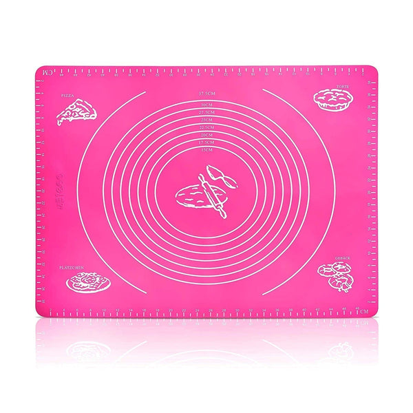 2585 Rolling Mat Silicone Baking Mat Fondant Mat Sheet Chapati DeoDap