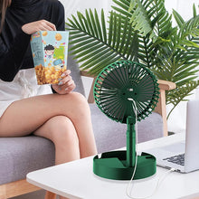 UK-0292 Desk Fan | Telescopic Electric Desktop Fan, Height Adjustable, Foldable & Portable for Travel/Carry | Silent Table Top Personal Fan for Bedside