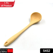 5452 Silicone Ladle Spoon, Heat Resistant Soup Ladle Scoop Spatula with Hygienic Solid Coating FDA Grade (28cm)