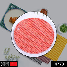 4778 1Pc Silicone Hot Mat used for breakfast, lunch and dinner purposes in different-different places. DeoDap