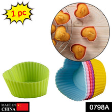 0798A Silicone Loving Heart Shaped Baking Mold Fondant Cake Tool Chocolate Candy Cookies Pastry Soap Moulds DeoDap