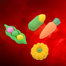 Mini Cute Vegetables and Fruits Erasers or Pencil Rubbers for Kids, 1 Set Fancy & Stylish Colorful Erasers for Children, Eraser Set for Return Gift, Birthday Party, School Prize,3D Erasers  (4 pc Set)