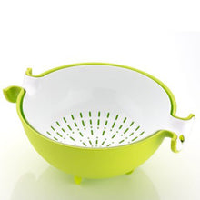 0728 Multifunctional Washing Fruits & Vegetables Basket Strainer and Detachable Drain Basket Bowl DeoDap