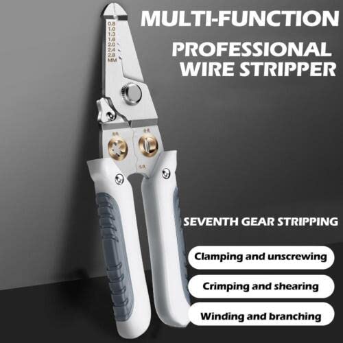 Cart2Add 6 In 1 Multifunction Electrician Wire Plier Tool || Electrical Wire Strippers Wire Splitting Pliers|| Stainless Steel Electrical Stripping Tool || Cable Stripping Cutting and Crimping