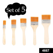 4667 Artistic Flat Painting Brush - Set of 5 DeoDap