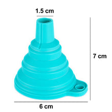 4677 Silicone Funnel for Kitchen Use Oil Pouring Sauce Water Juice DeoDap