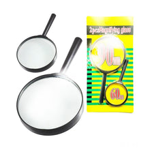 9145 Magnifying glass Lens - reading aid made of glass - real glass magnifying glass that can be used on both sides - glass breakage-proof magnifying glass, Protect Eyes, 90mm & 60mm (2pc Set)