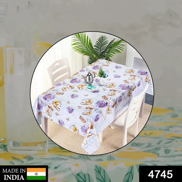 4745 Premium Quality Table cloth For Steal Table (85x54 inch) DeoDap