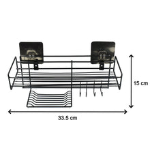 9009 3 in 1 Shower Shelf Rack for storing and holding various household stuffs and items etc. DeoDap