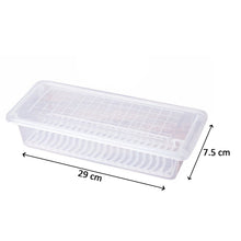 2628 Food Storage Container with Removable Drain Plate and Lid 1500 ml (Pack of 2Pc) DeoDap