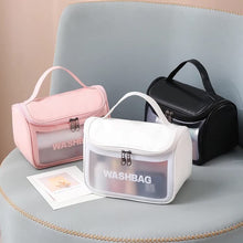 Cart2Add Culture Clear Toiletry Bag, Wash Make Up Bag PVC Waterproof Zippered Cosmetic Bag, Portable Carry Pouch for Women Men (D Shape Multicoloured)