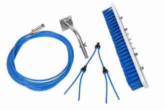 UK-0322 Solar Panel Cleaning Brush -  Nylon Brush Telescopic Pole Water Pipe & Connector(With Water Pipe)