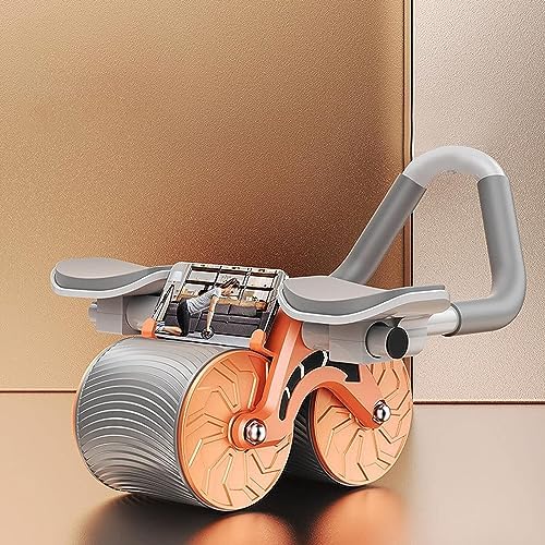 Cart2Add automatic abdominal rebound wheel Ab Roller Wheel for Abdominal & Core Strength Training, with Knee Pad for Abs Workout, Beginners, and Advanced Abdominal Core Strength Training