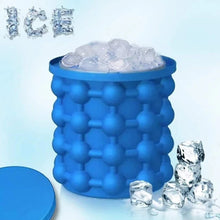 UK-0302 Silicone Ice Bucket The Revolutionary Space Saving Cube Maker