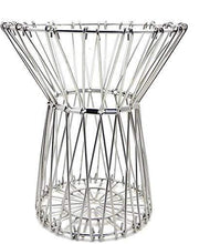 3040 Multipurpose Fruit Basket Stainless Steel Wire Bowl Foldable Basket for Vegetable / Fruits / Dining DeoDap