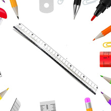 7922 TRANSPARENT RULER, PLASTIC RULERS, FOR SCHOOL CLASSROOM, HOME, OR OFFICE (30 Cm )