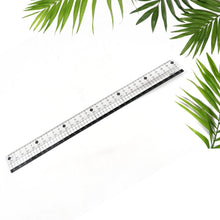 7922 TRANSPARENT RULER, PLASTIC RULERS, FOR SCHOOL CLASSROOM, HOME, OR OFFICE (30 Cm )