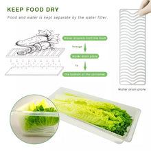 2628 Food Storage Container with Removable Drain Plate and Lid 1500 ml (Pack of 2Pc) DeoDap