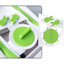 2803 Multi functional Time Saving Adjustable Hand Press Vegetables Chopper DeoDap