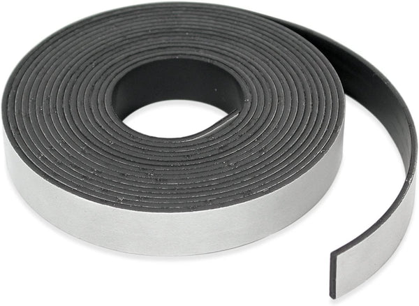 Cart2Add Self Adhesive Flexible Magnetic Tape 2cm x 1m with Adhesive Backing, Used for Crafts