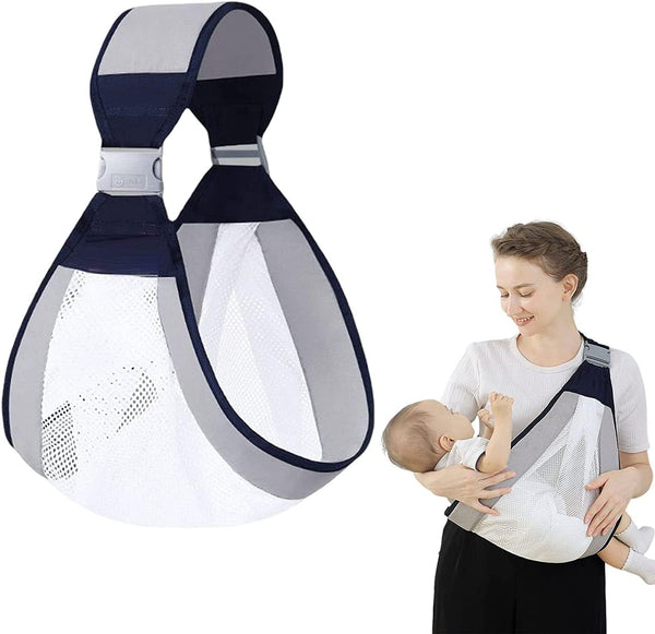 Cart2Add Baby Carrier Newborn to Toddler, Ergonomic 3D Mesh Baby Wraps Carrier, Adjustable Baby Sling, Lightweight Breathable Baby Carrier Wrap with Thick Shoulder Straps for 0-36 Months Infant