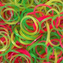 RUBBER BAND FOR OFFICE/HOME AND KITCHEN ACCESSORIES ITEM PRODUCTS, ELASTIC RUBBER BANDS, FLEXIBLE REUSABLE NYLON ELASTIC UNBREAKABLE, FOR STATIONERY, SCHOOL MULTICOLOR