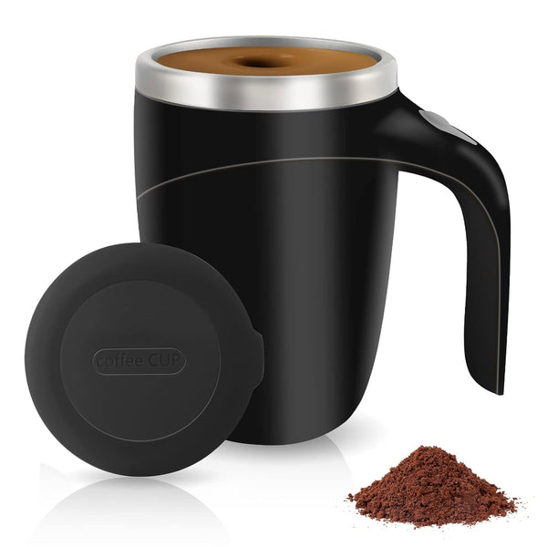 Cart2Add Automatic Magnetic Stirring Coffee Mug, Rotating Home Office Travel Mixing Cup,Funny Electric Stainless Steel Self Mixing Coffee Tumbler, Suitable for Coffee, Milk, Cocoa and Other Beverages (Multicoloured)